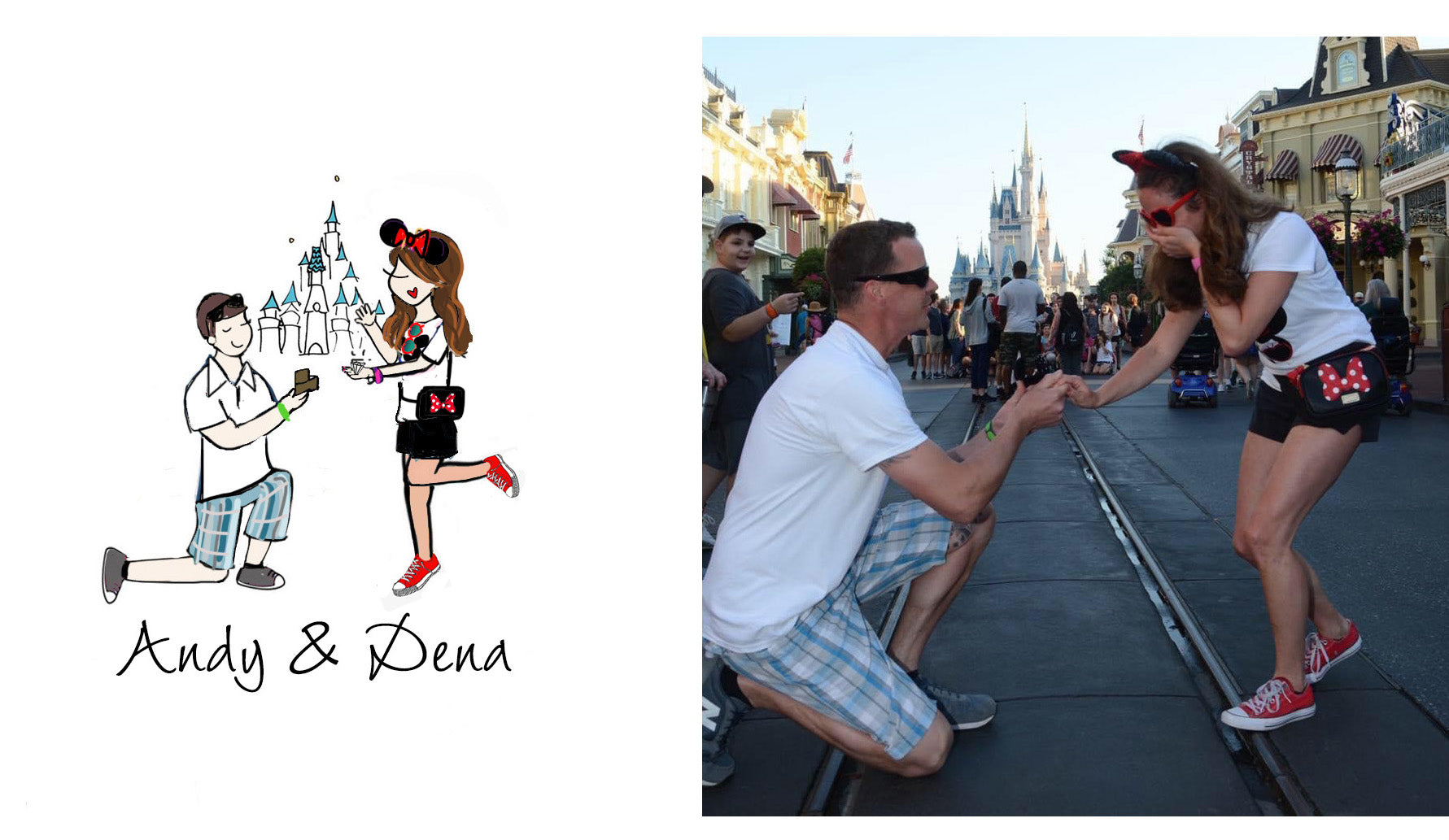 Custom Engagement or Wedding Ornament