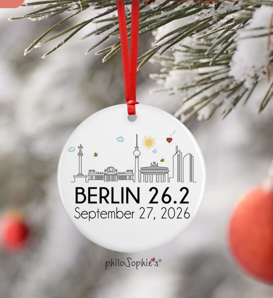 2025 Berlin 26.2, Marathon Ornament
