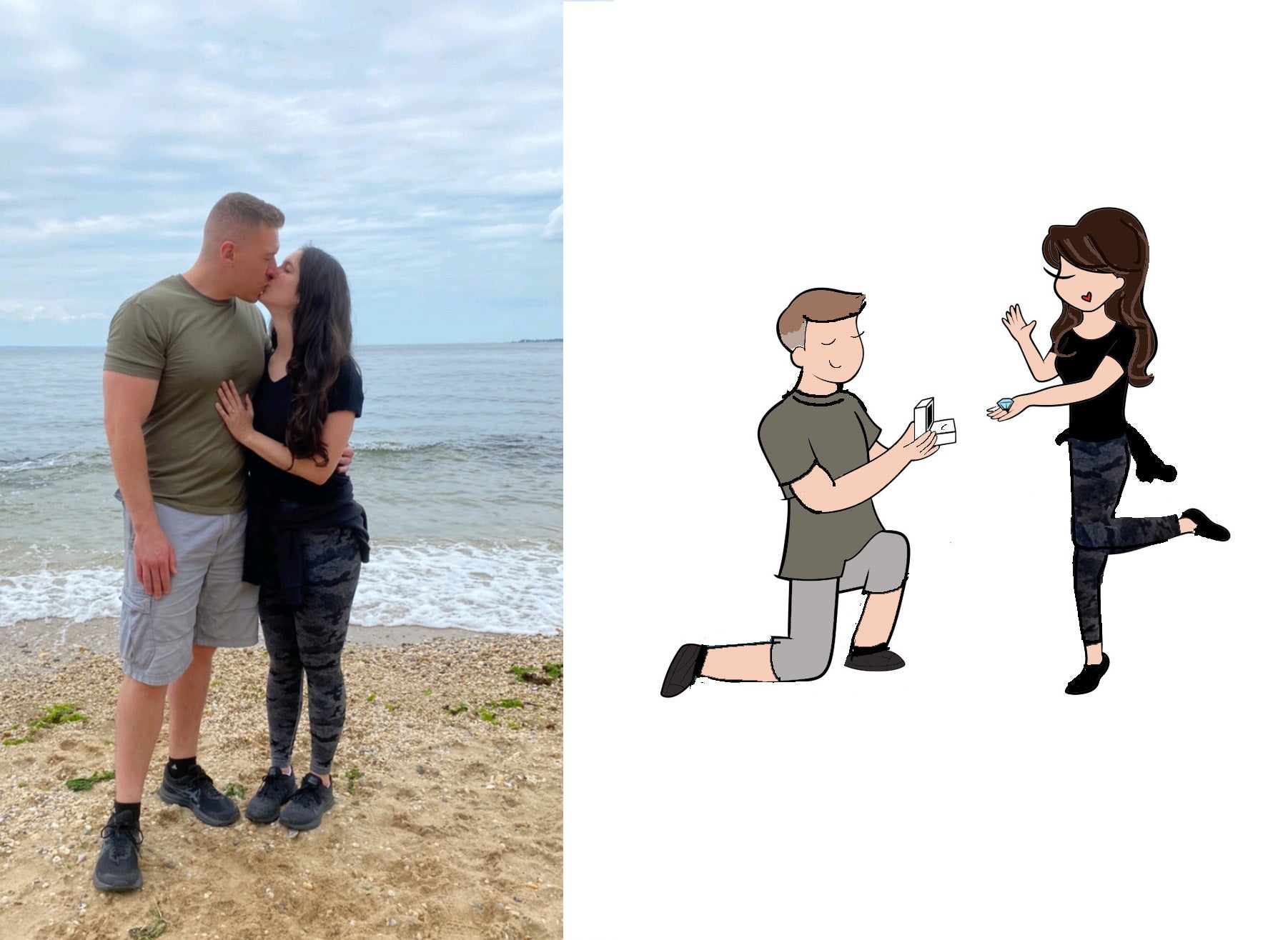 Custom Engagement or Wedding Ornament