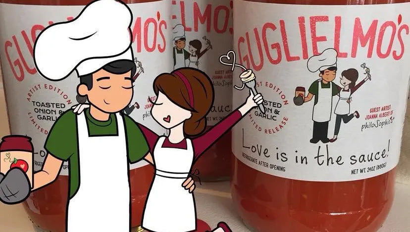 PREORDER - Guglielmo's Toasted Garlic & Onion  Love is in the Sauce