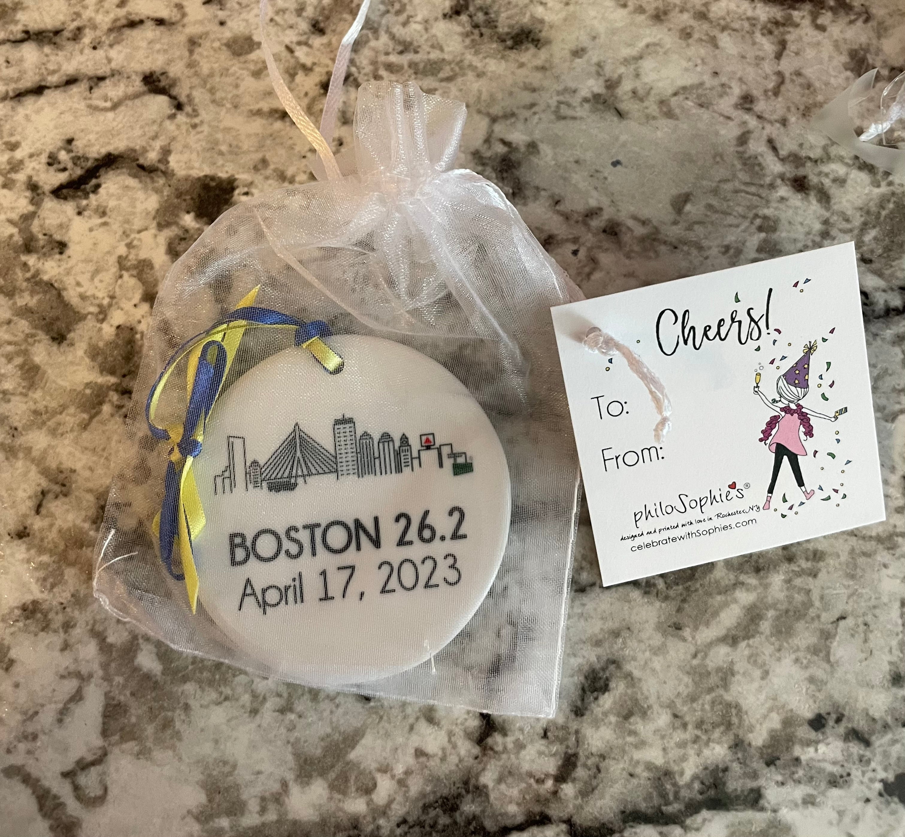 Personalized Boston 26.2 Ornament -2023