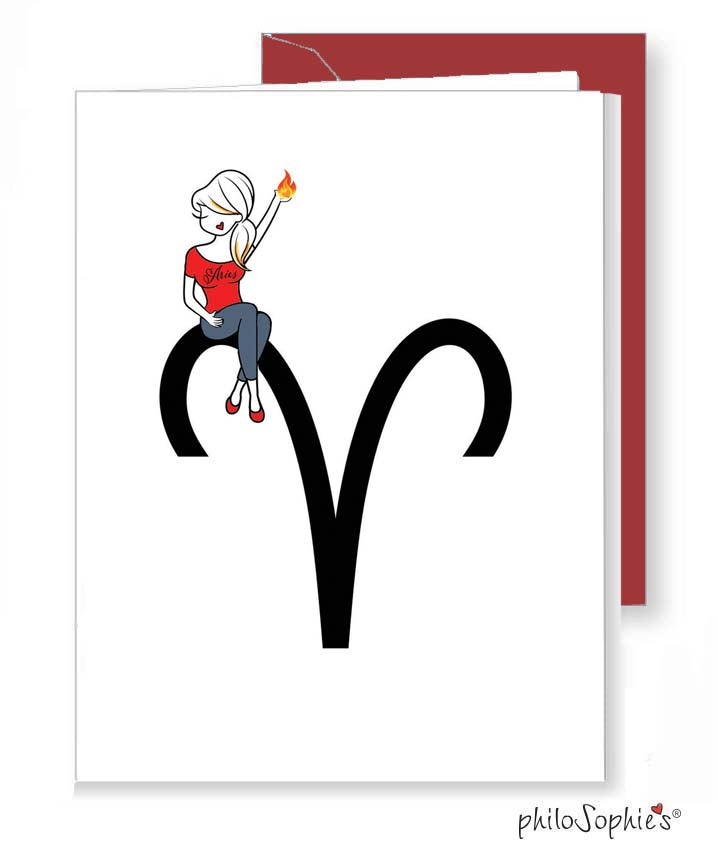 Zodiac: Aries Greeting Card