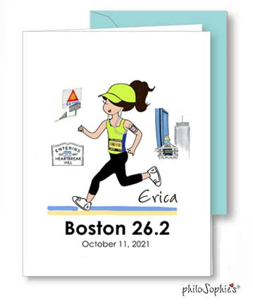 Boston 26.2 Personalized Thank You Notes