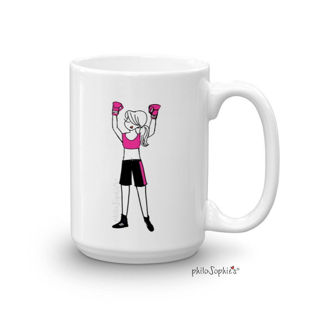 Fighter/Boxer Mug 15 ounce Ceramic Mug - philoSophie's®