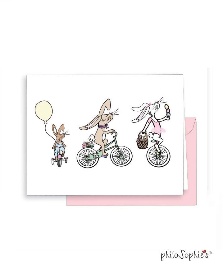 Easter Bunny Family Greeting - philoSophie's®