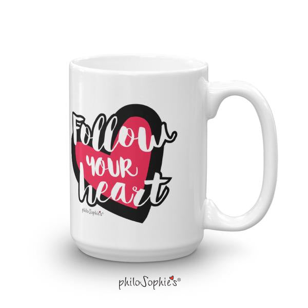 Follow Your Heart Valentine Mug - philoSophie's®