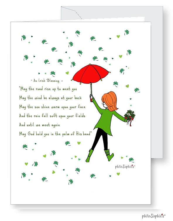 Irish Blessing St. Patrick's Day Greetings - philoSophie's®