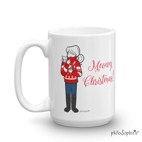 Meowy Christmas Holiday Mug - philoSophie's®