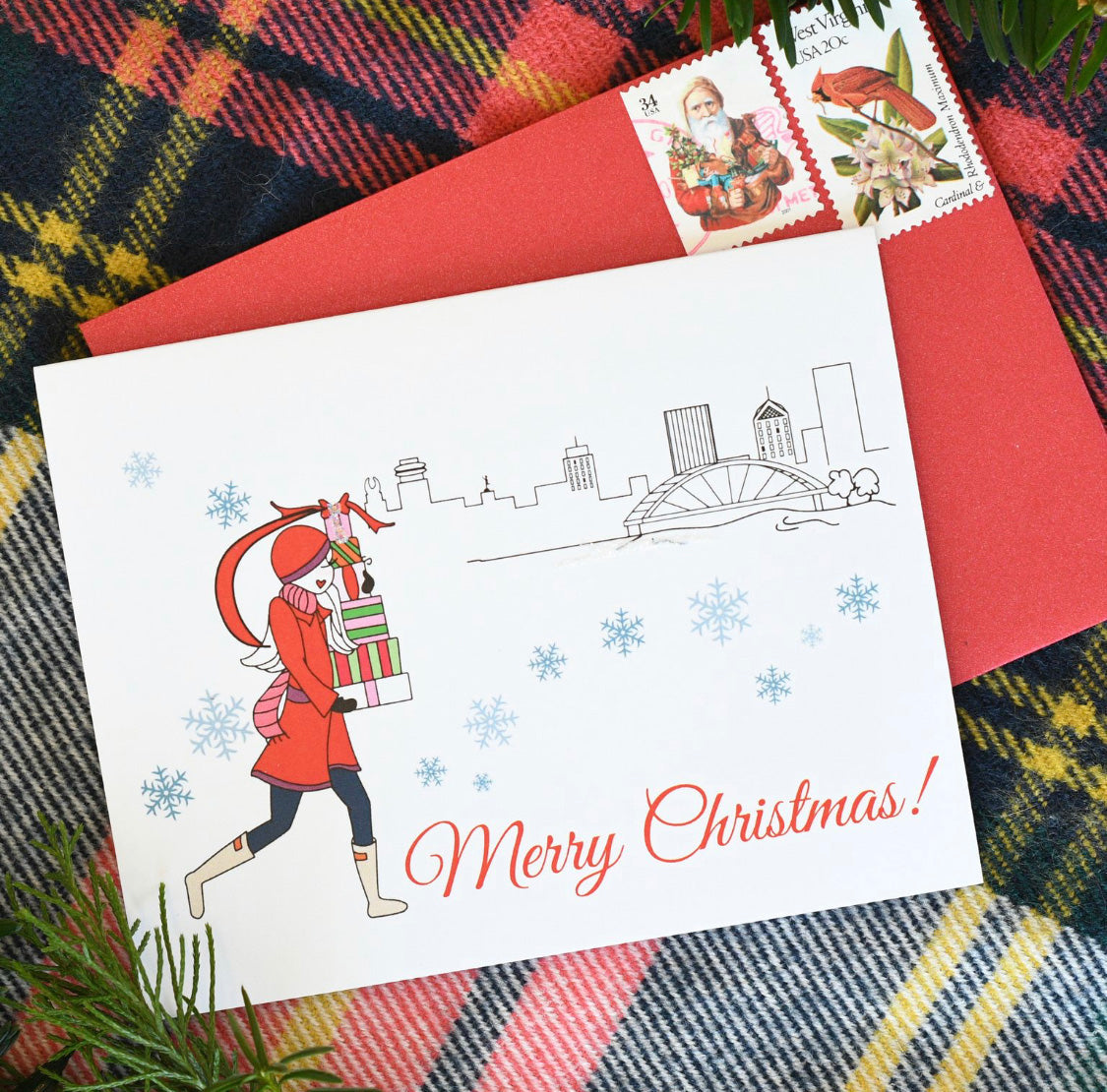 Merry Christmas Rochester Greeting Card