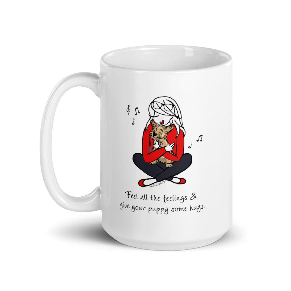 Puppy Hugs - Ceramic philoSophie's Mug