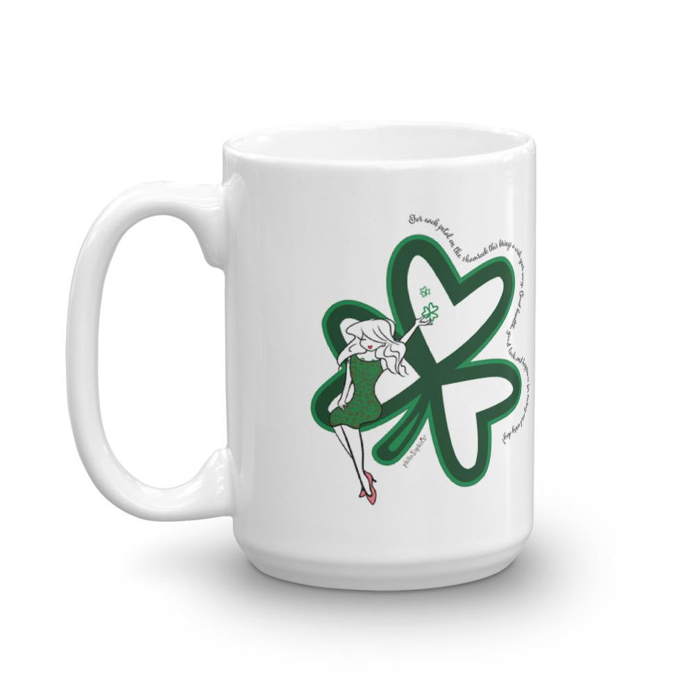 For each petal on the shamrock Mug - St. Patrick's Day Mug