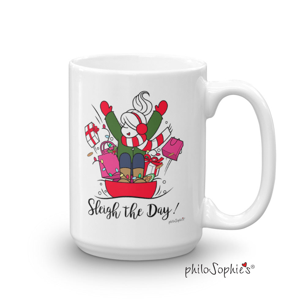 Sleigh the Day! Holiday Mug - philoSophie's®