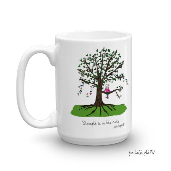 Strength is in the roots Mug - philoSophie's®