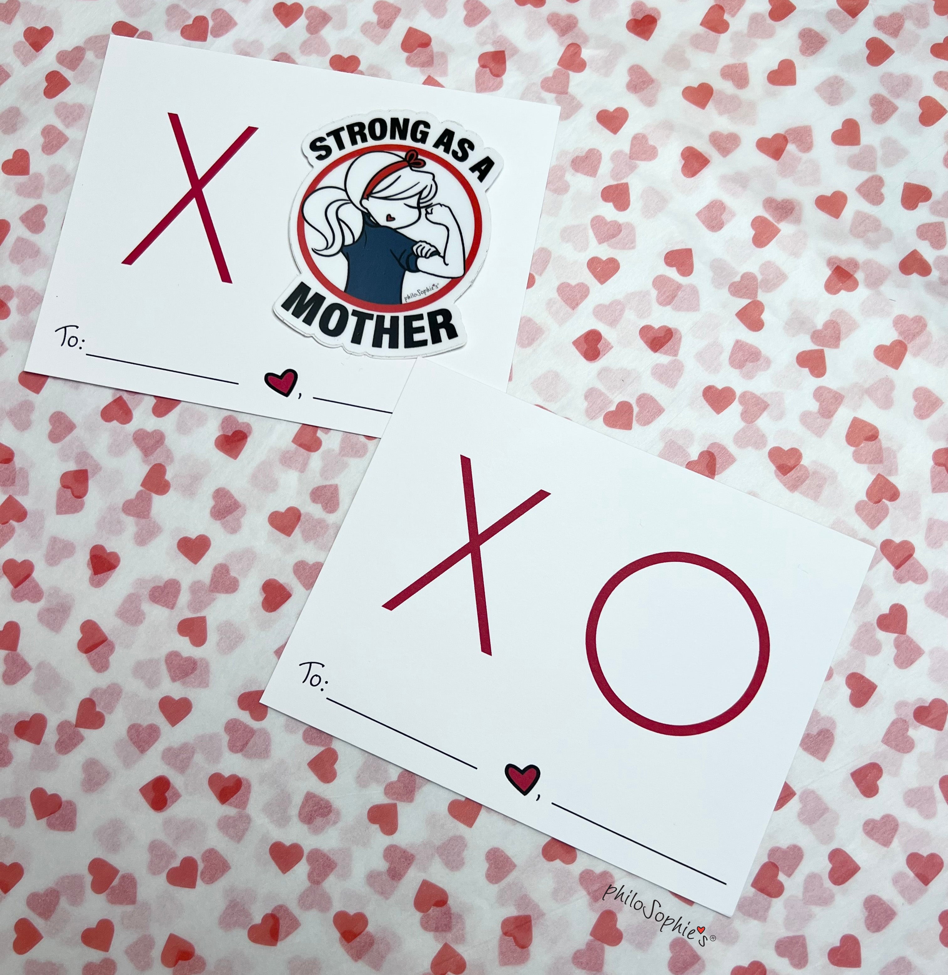 Vinyl Sticker - Strong as a Mother XO