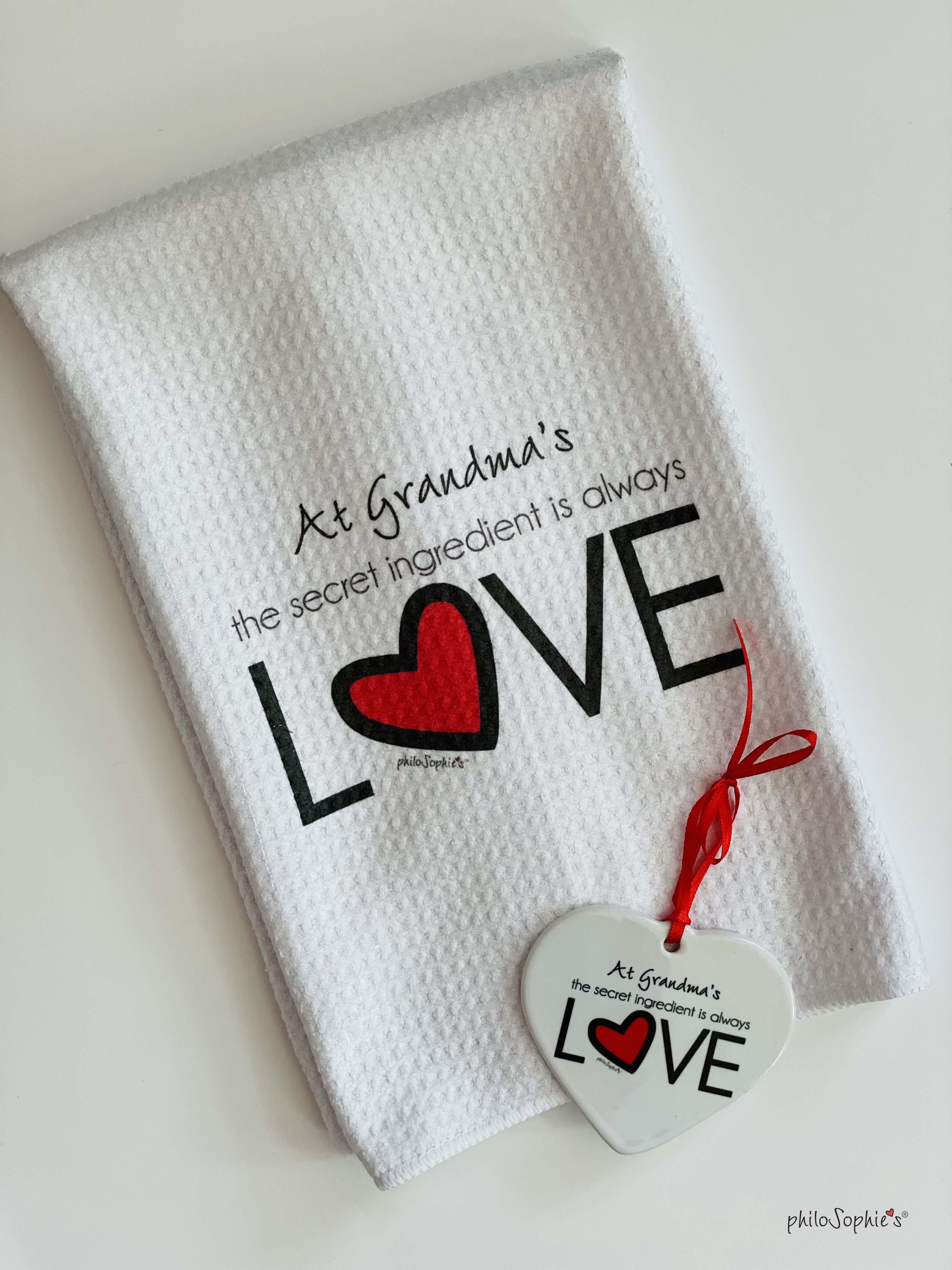 Personalized - Secret Ingredient is Always Love Towel/Ornament Gift Set