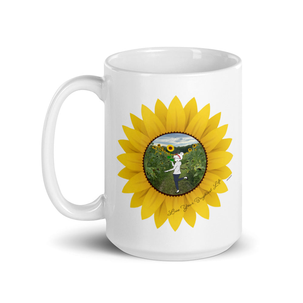 Live Your Brightest Life - Sunflower Mug