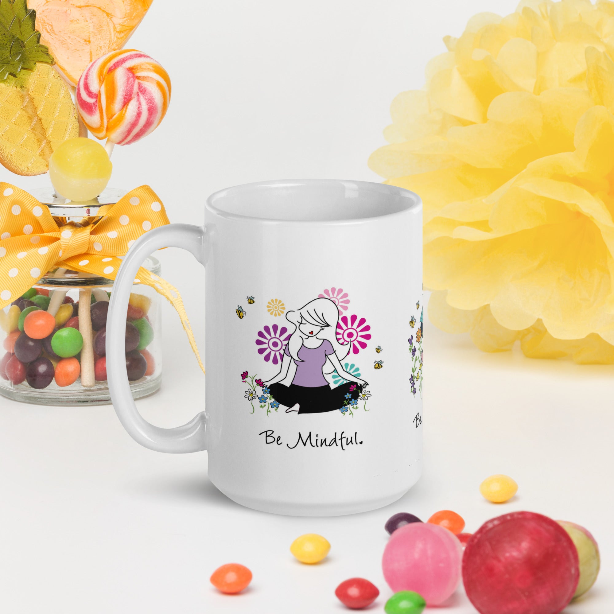 Inspirational Ceramic Mug - Happiness