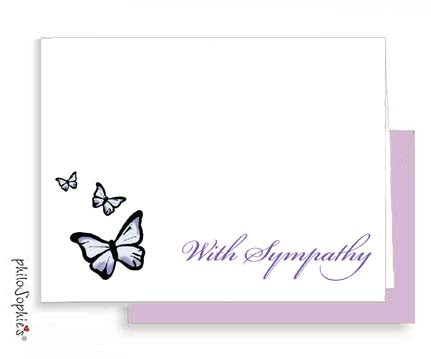 Butterfly Sympathy Card - philoSophie's®