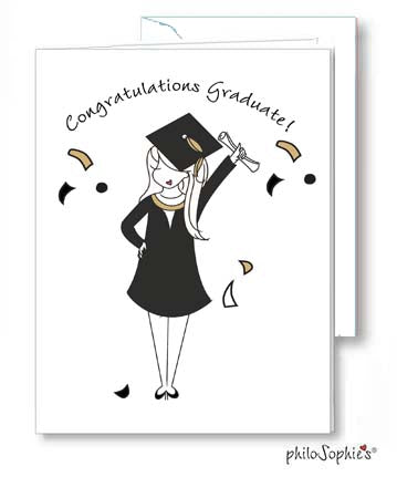 Congratulations Graduate Female & Male Greetings Boxed Note Set